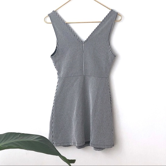 SOLD Zara Striped Skater fit flare mini dress - Picture 5 of 6